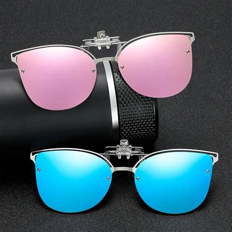 clip on polarized sun glasses.